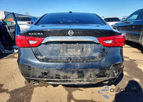 2017 Nissan Maxima 3.5 S из США, поврежденный, VIN 1N4AA6APXHC452473